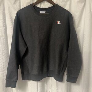 Vintage Champion Reverse Weave Sweatshirt Crewneck Mens Size 2XL Gray Blank EUC